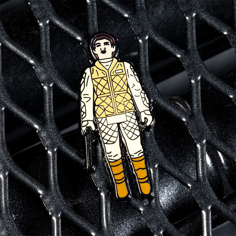 Pin Kings Official Star Wars Enamel Pin Badge Set 1.19 – Leia (Hoth Outfit) and Rebel Commander