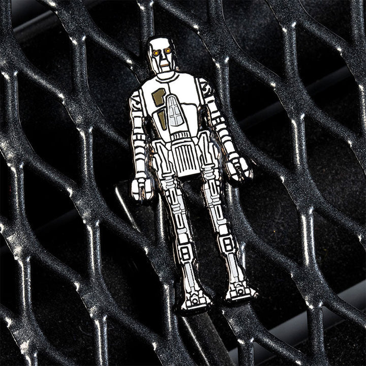 Pin Kings Official Star Wars Enamel Pin Badge Set 1.35 – 8D8 and Princess Leia Organa (in Combat Poncho)