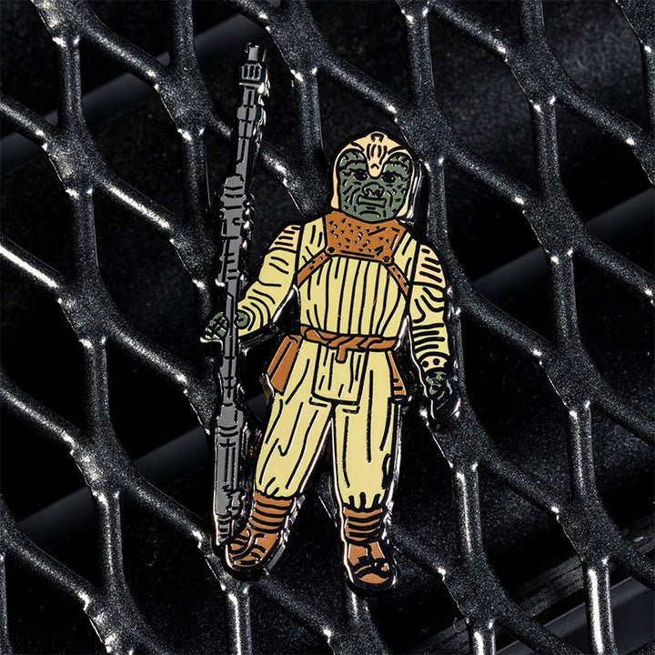 Pin Kings Official Star Wars Enamel Pin Badge Set 1.37 – B-Wing Pilot and Klaatu (in Skiff Guard Outfit)