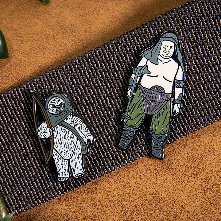 Pin Kings Official Star Wars Enamel Pin Badge Set 1.40 – Rancor Keeper and Lumat