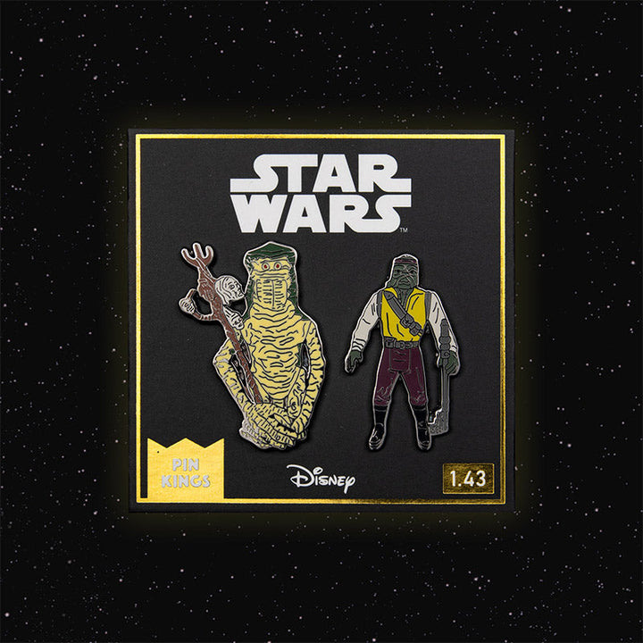 Pin Kings Official Star Wars Enamel Pin Badge Set 1.43 – Amanaman and Barada
