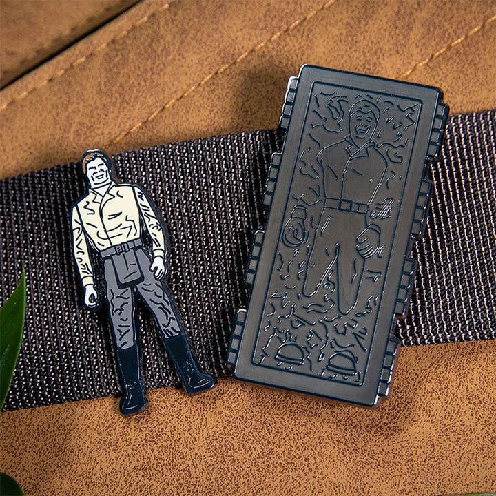 Pin Kings Official Star Wars Enamel Pin Badge Set 1.45 – Han Solo and Han Solo (In Carbonite Chamber)