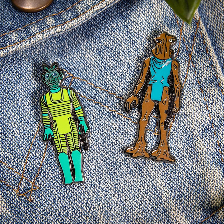 Pin Kings Official Star Wars Enamel Pin Badge Set 1.7 – Greedo and Hammerhead