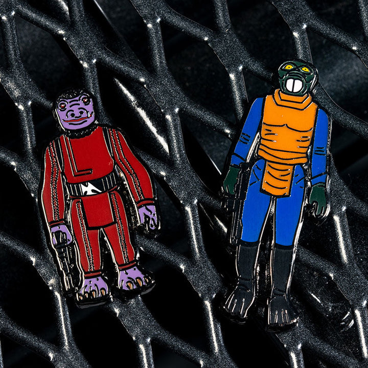 Pin Kings Official Star Wars Enamel Pin Badge Set 1.8 – Walrus Man and Snaggletooth