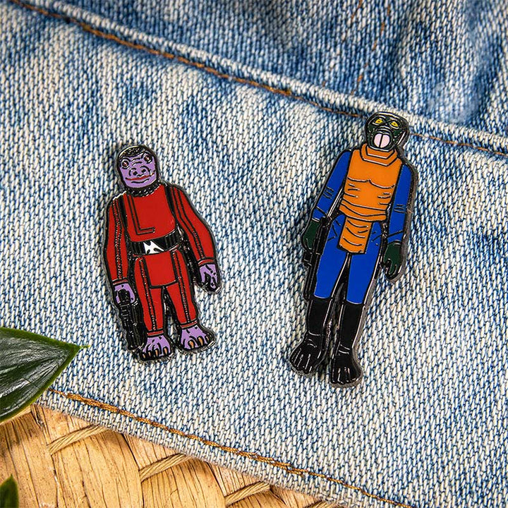 Pin Kings Official Star Wars Enamel Pin Badge Set 1.8 – Walrus Man and Snaggletooth