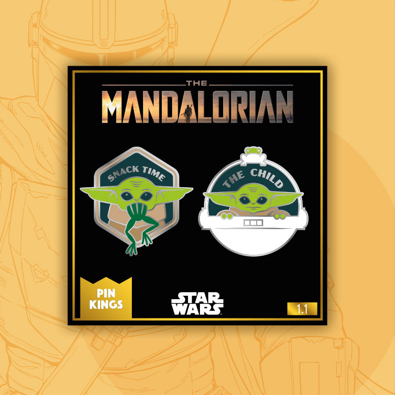 Pin Kings Official Star Wars The Mandalorian Enamel Pin Badge Set 1.1