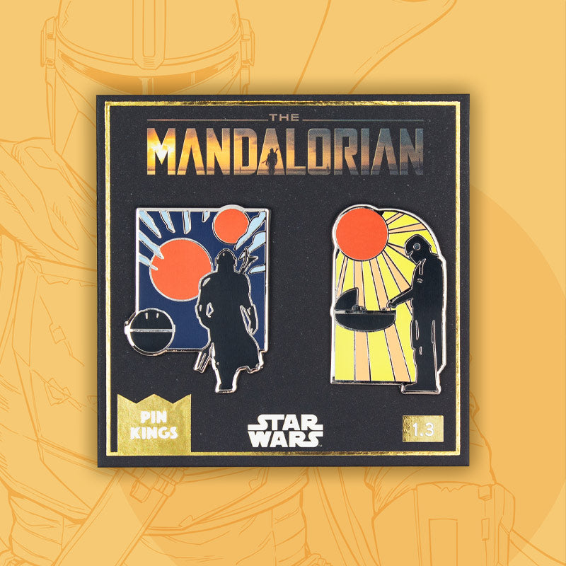Pin Kings Official Star Wars The Mandalorian Enamel Pin Badge Set 1.3