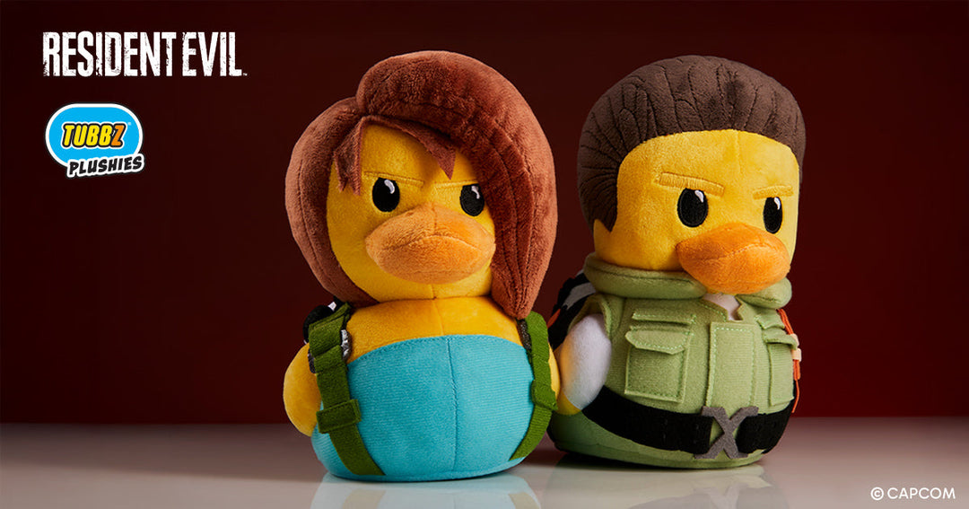 TUBBZ Plush Drop: Jill Valentine & Chris Redfield Report for Duty