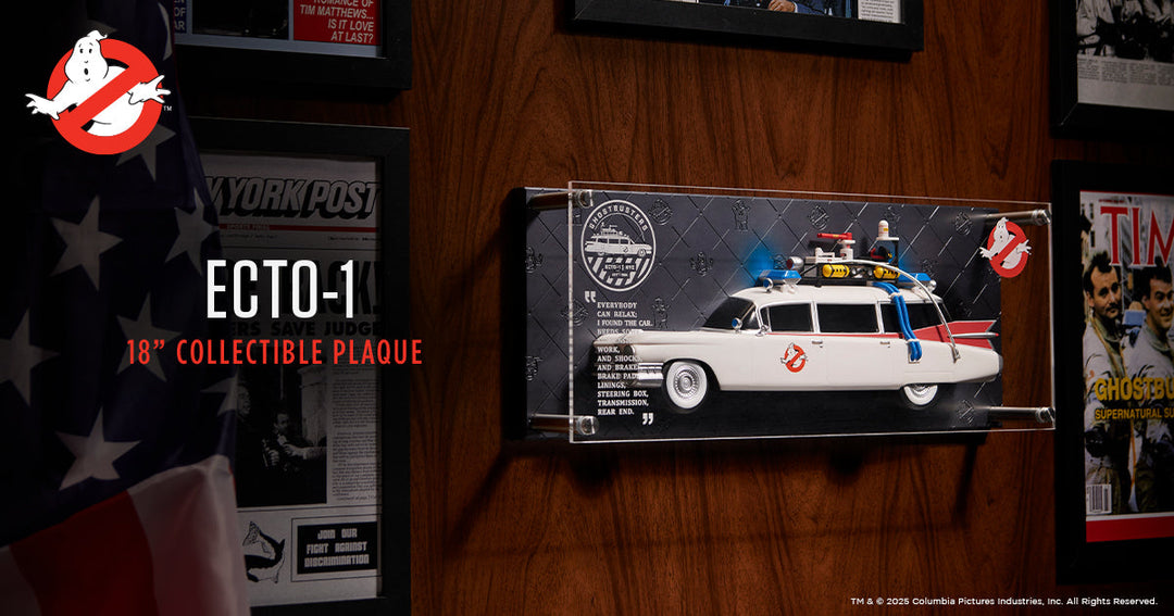 Answer the Call and Bring Home the Ghostbusters Ecto-1 Plaque