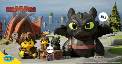 HTTYD Fans: First Edition Hiccup & XL Toothless + Mini TUBBZ Await!