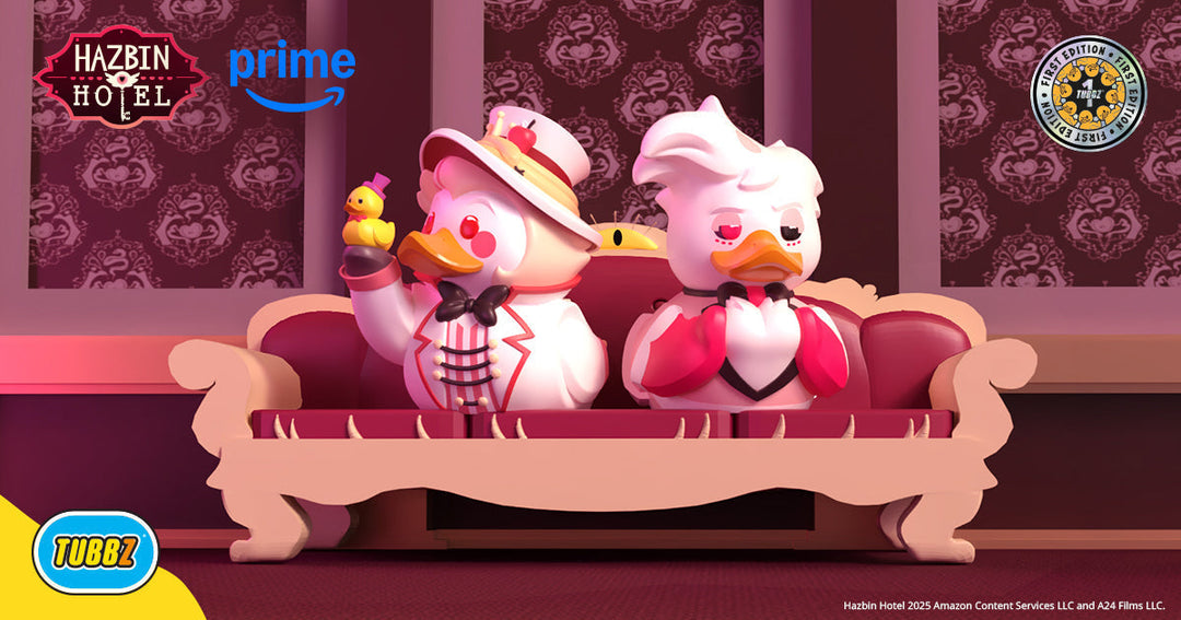 Hazbin Hotel: Angel Dust and Lucifer TUBBZ (First Edition)