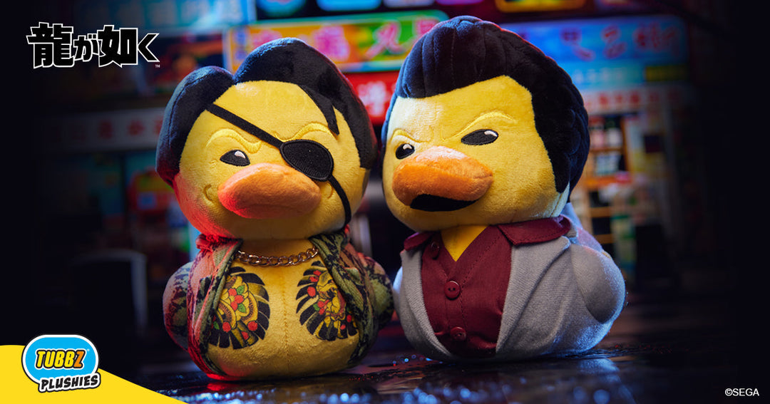 Kazuma Kiryu & Goro Majima Join the TUBBZ Plush Family!