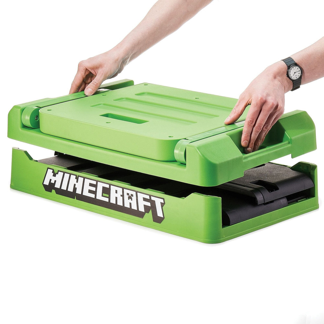 Official Minecraft Bedroom Storage Box with folding chair Official Minecraft Bedroom Storage Box with folding chair