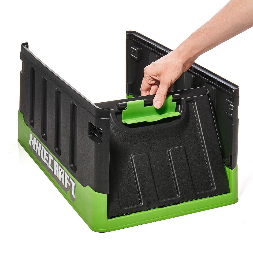 Minecraft Storage Chair Official Minecraft Bedroom Storage Box with folding chair | Numskull