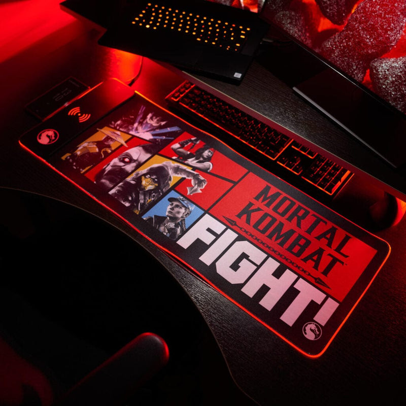 Mortal Kombat - Oversize Gaming Mat & Mobile Charger