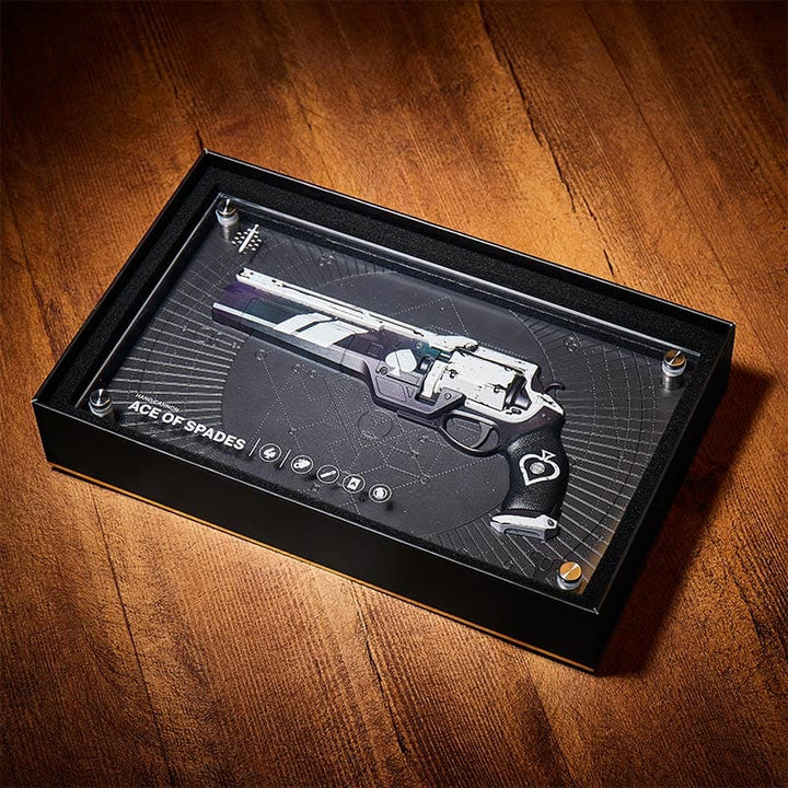 Destiny Exotic Armory Collection ‘Ace of Spades’ Replica Plaque