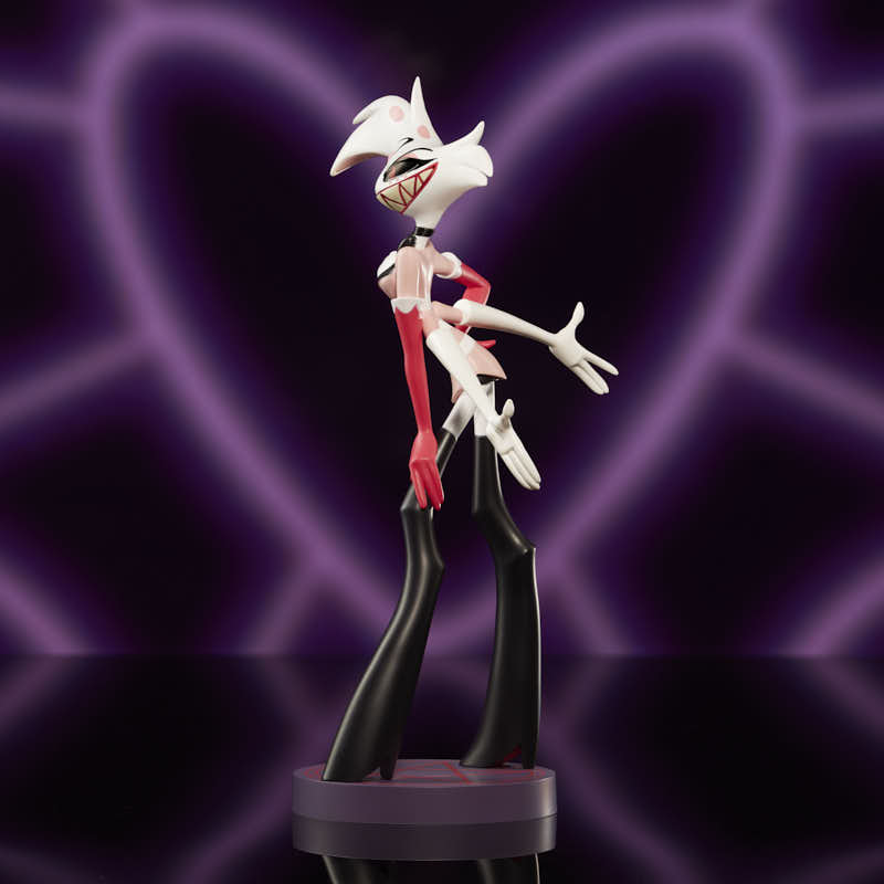 Hazbin Hotel Statue Angel Dust