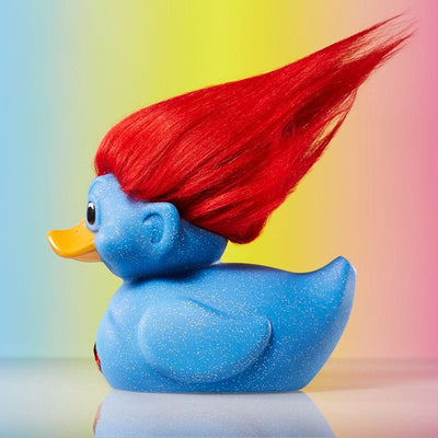 *FIRST EDITION* Trolls Glitter Blue Troll (Blue with Red Hair)Tubbz