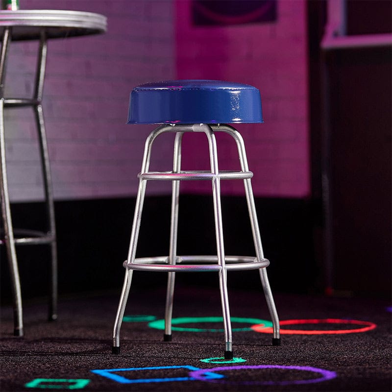 Quarter Arcade Bar Stool (Blue)