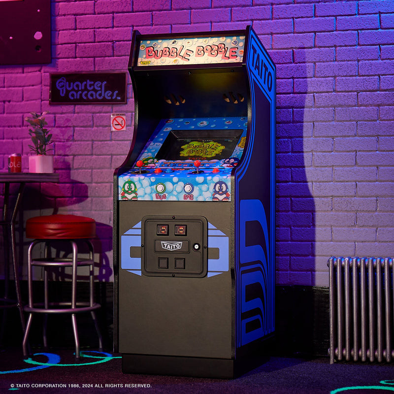 OFFICIAL TAITO BUBBLE BOBBLE Quarter Size Arcade Cabinet