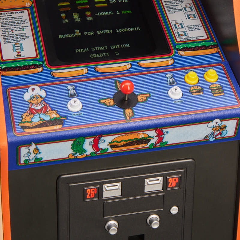 Official Data East BurgerTime Quarter Size Arcade Cabinet