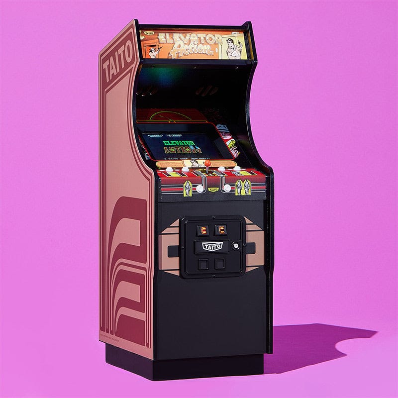 OFFICIAL TAITO ELEVATOR ACTION Quarter Size Arcade Cabinet