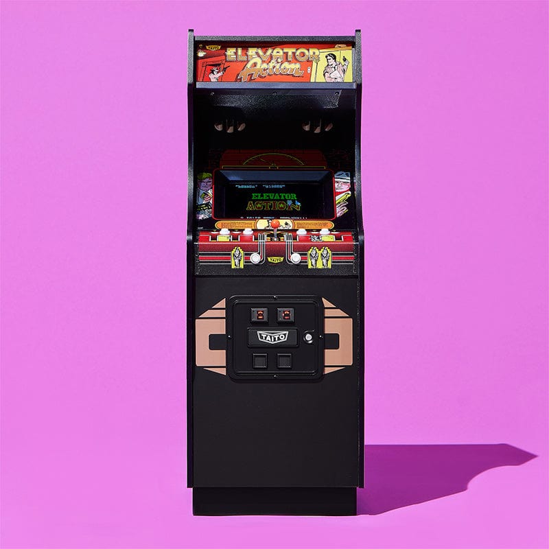 OFFICIAL TAITO ELEVATOR ACTION Quarter Size Arcade Cabinet