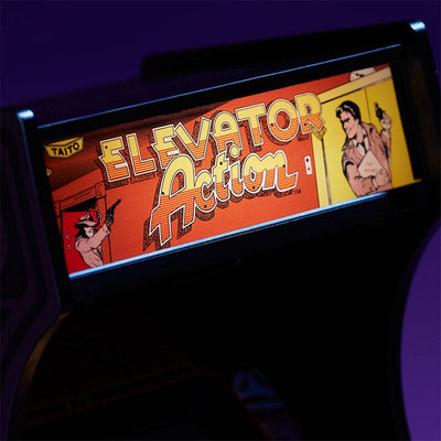 OFFICIAL TAITO ELEVATOR ACTION Quarter Size Arcade Cabinet