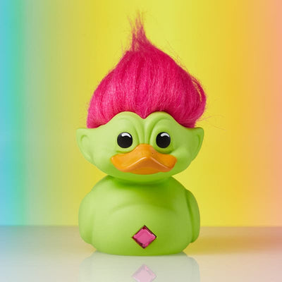 Official Trolls Green Troll (Green with Pink Hair) TUBBZ Cosplaying Duck Collectable