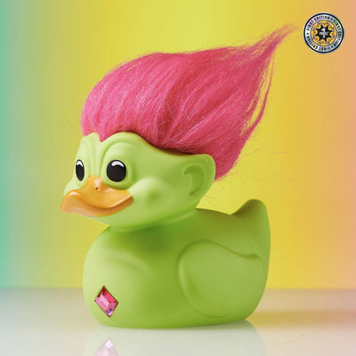 Official Trolls Green Troll (Green with Pink Hair) TUBBZ Cosplaying Duck Collectable