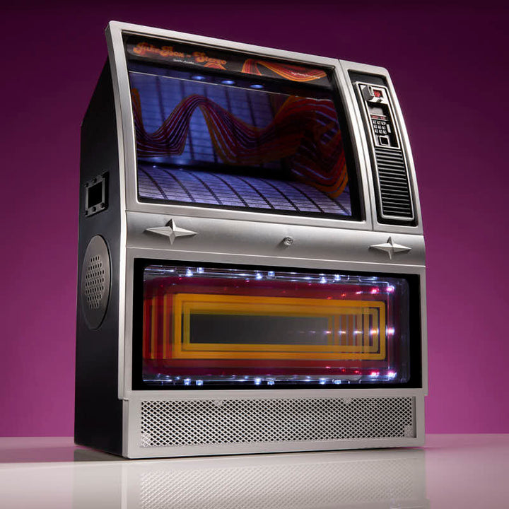 Quarter Arcades Retro Bluetooth Mini Jukebox Speaker - Stereo 70’S Edition