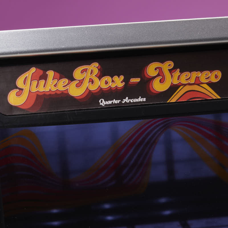 Quarter Arcades Retro Bluetooth Mini Jukebox Speaker - Stereo 70’S Edition