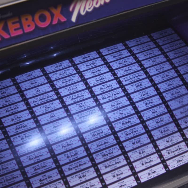 Quarter Arcades Retro Bluetooth Mini Jukebox Speaker - Neon 80’S Edition