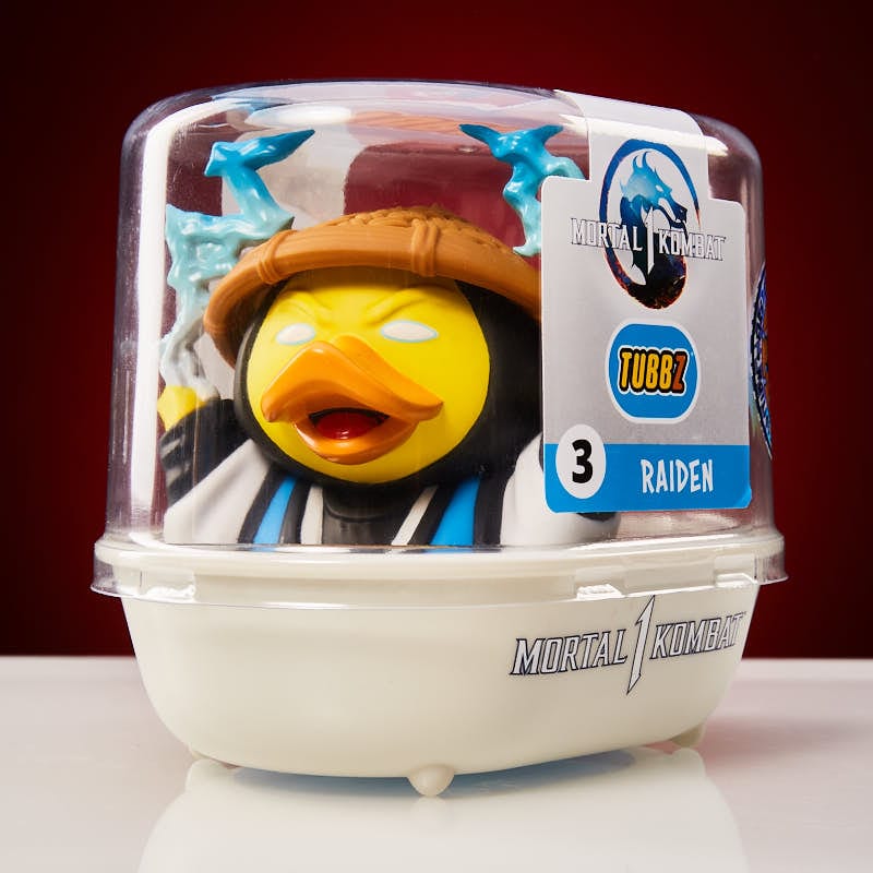 Raiden: Mortal Kombat TUBBZ Cosplaying Rubber Duck Collectible