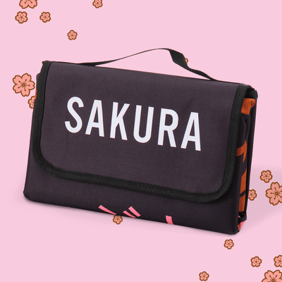 Sega Sakura Black Shadow Picnic Blanket