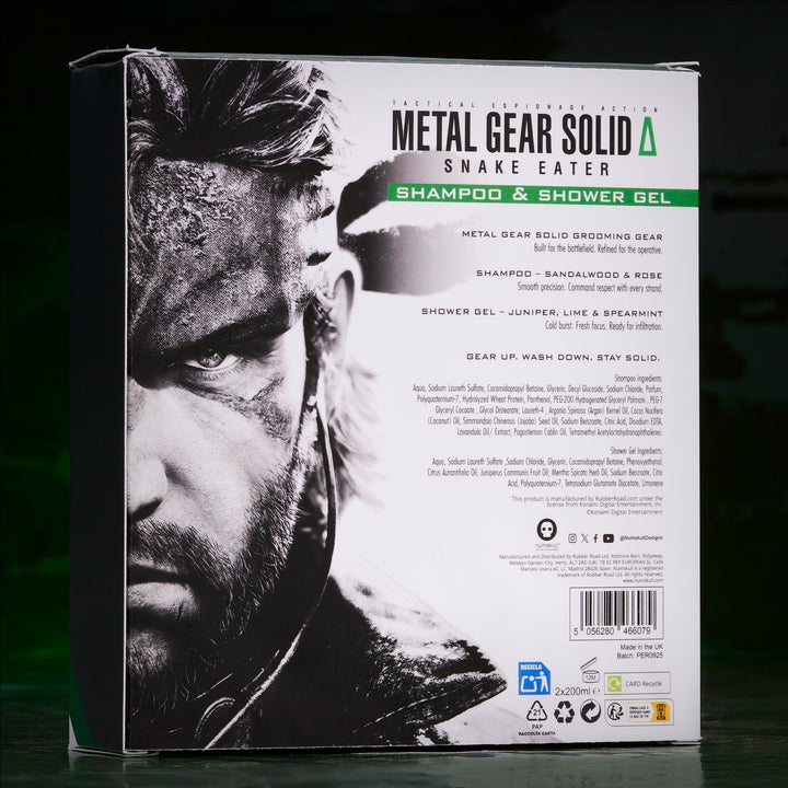 Metal Gear Solid Gift Set (Shower Gel & Shampoo)
