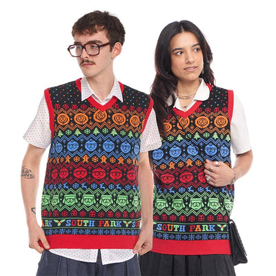 South Park Christmas Knitted Vest Top