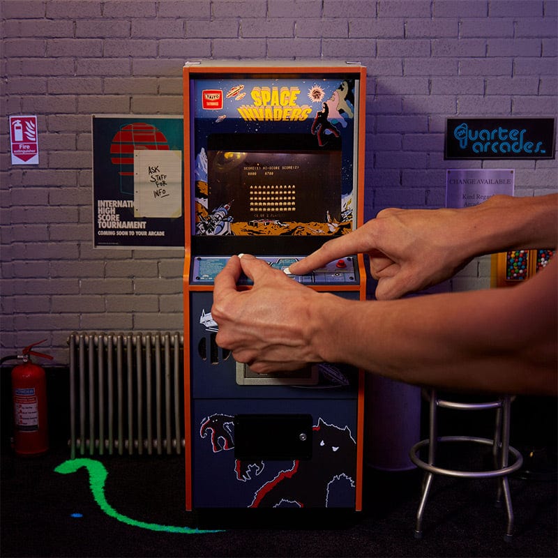 OFFICIAL TAITO SPACE INVADERS Quarter Size Arcade Cabinet +