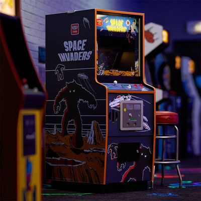 Official Space Invaders Quarter Size Arcade Cabinet + Stool