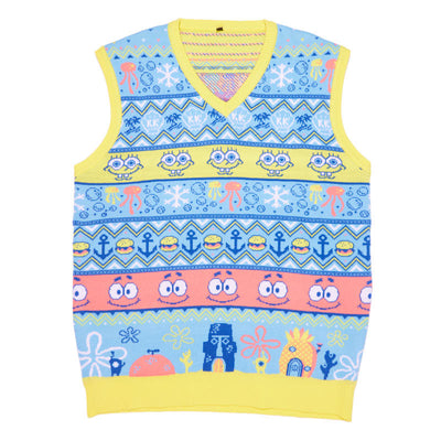 Spongebob Squarepants Christmas Knitted Vest Top