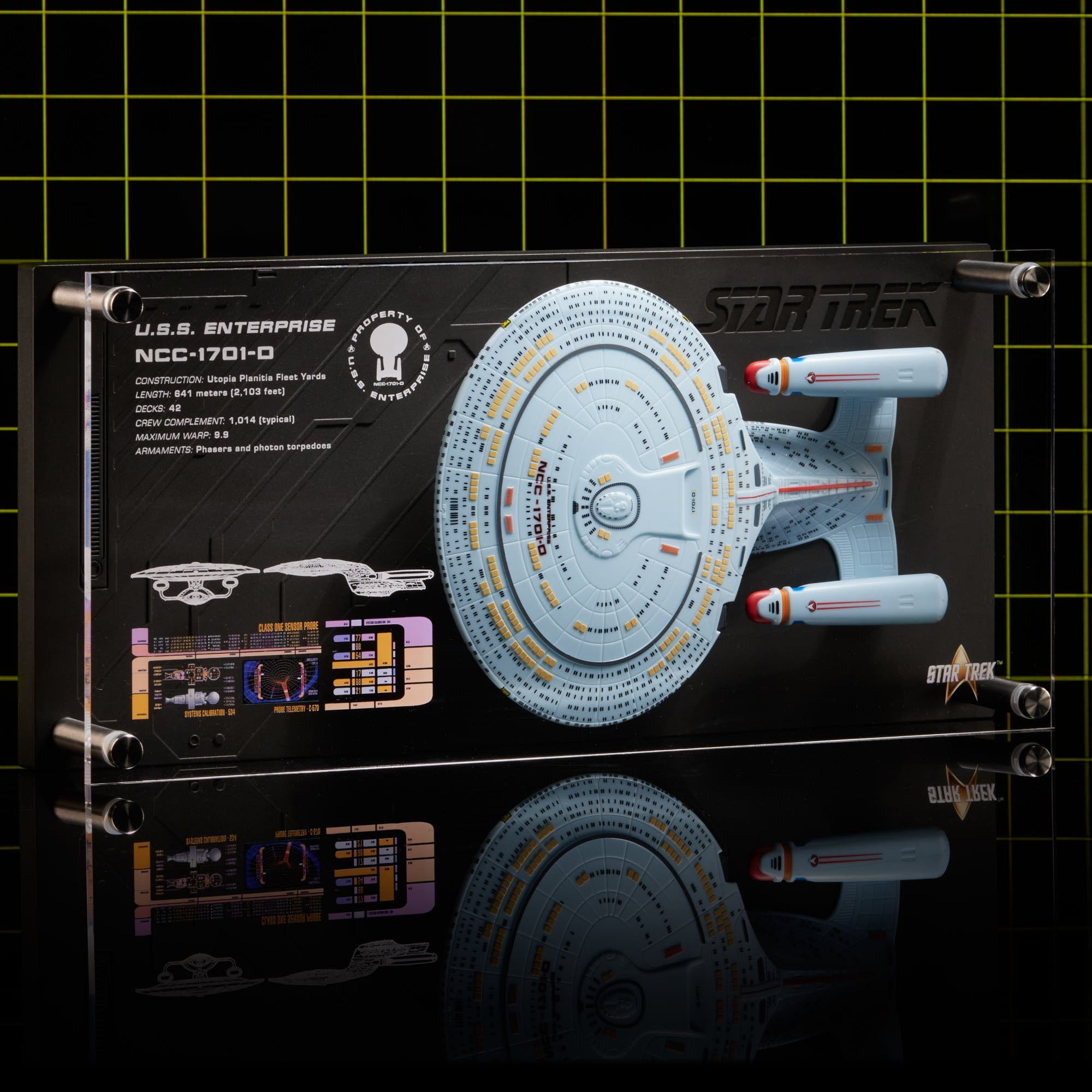 Star Trek Enterprise NCC 1701-D Plaque | Numskull