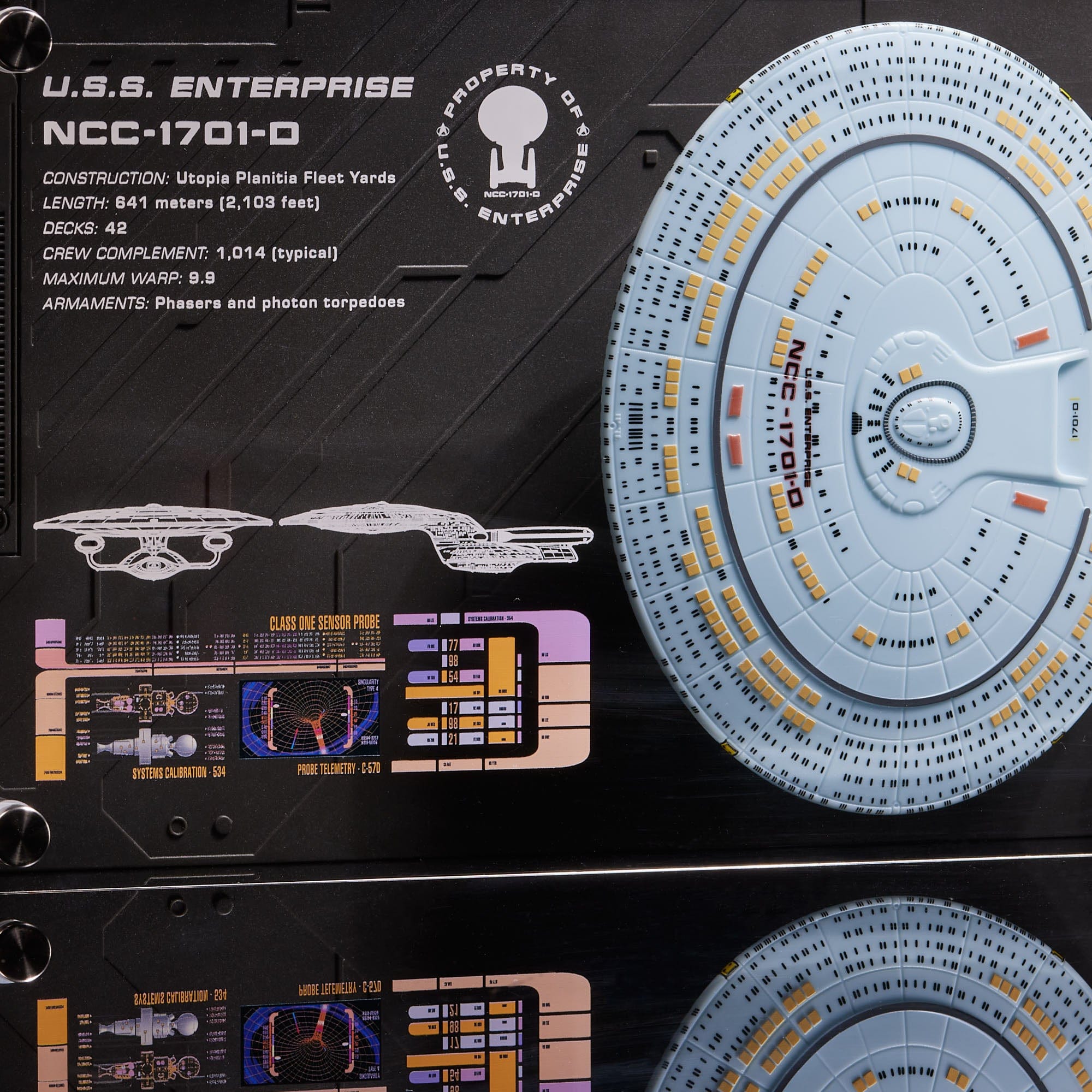 Star Trek Enterprise NCC 1701-D Plaque | Numskull
