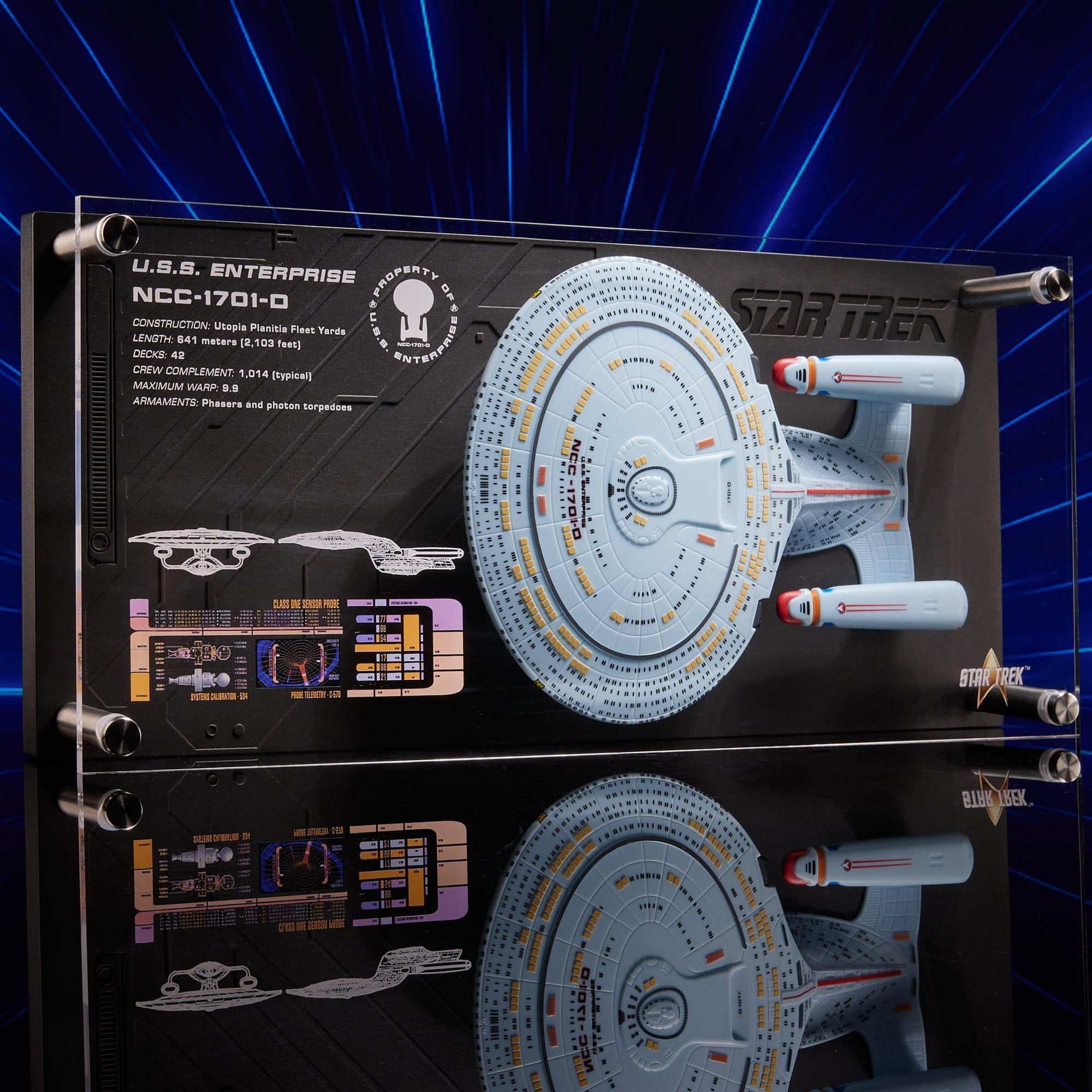 Star Trek Enterprise NCC 1701-D Plaque | Numskull
