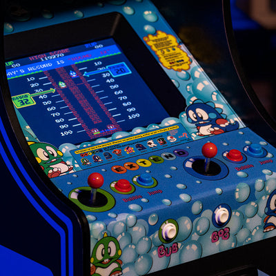 OFFICIAL TAITO BUBBLE BOBBLE Quarter Size Arcade Cabinet