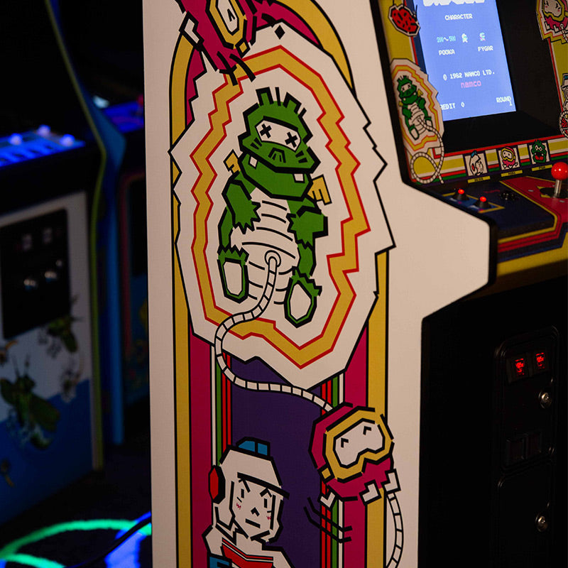 Official Dig Dug Quarter Size Arcade Cabinet | Numskull