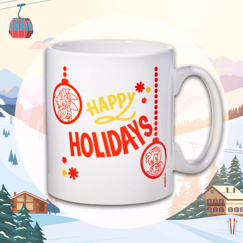 Sonic the Hedgehog Official Sonic the Hedgehog Happy Holidays Mug