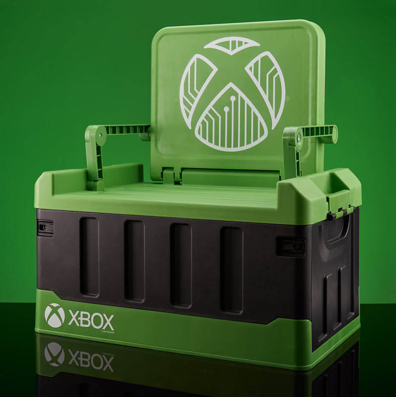 Xcbox Containers Official Xbox Bedroom Storage Box with folding chair | Numskull