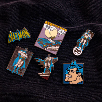 Pin Kings Official DC Comics Batman Enamel Pin Badge Set 1.1