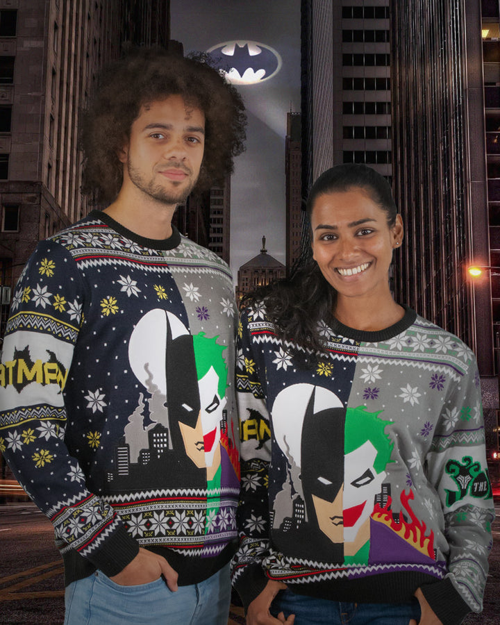 Official Batman vs Joker Christmas Jumper / Ugly Sweater