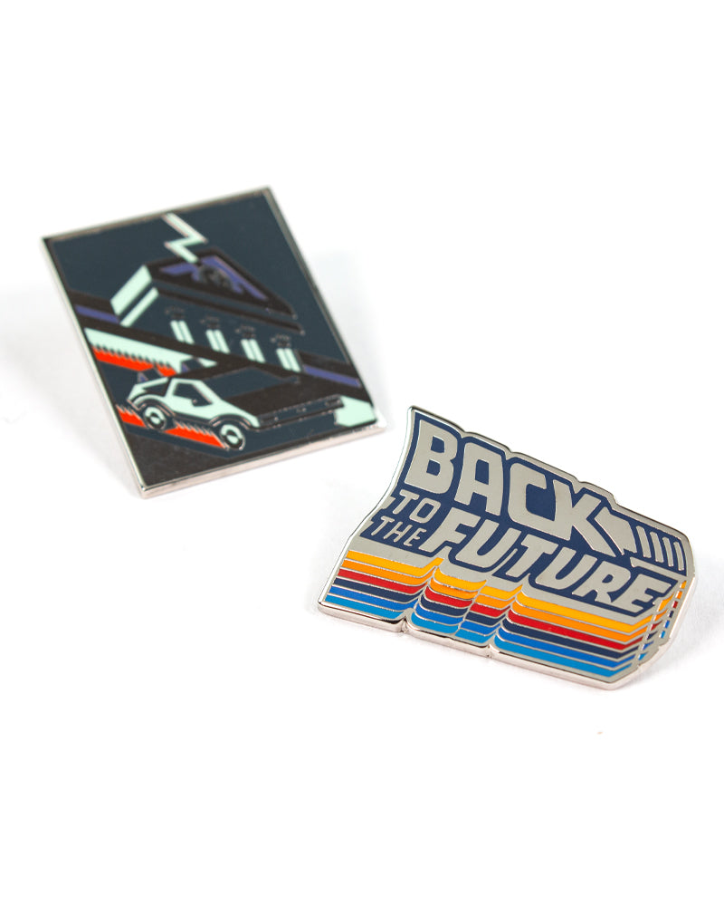 Pin Kings Official Back to the Future Enamel Pin Badge Set 1.1